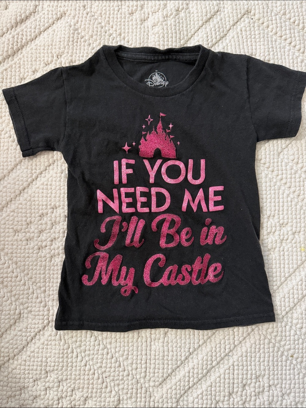 Disney Black Kids Tee size XS (4/5)